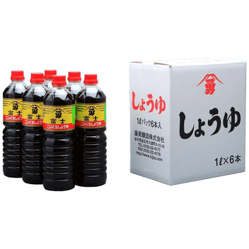 富士しょうゆ 1L 6本入