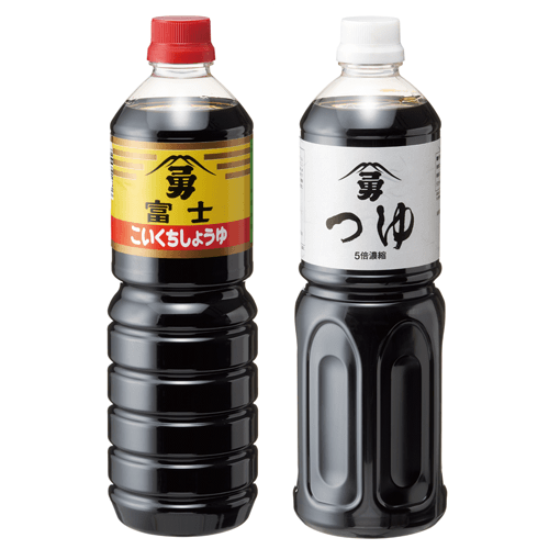 [1Lx2本ギフト] 富士しょうゆ 1L つゆ 1L セット