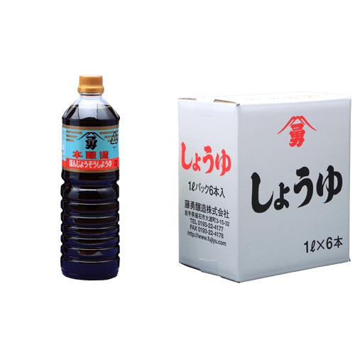 本醸造しょうゆ 1L 6本入り